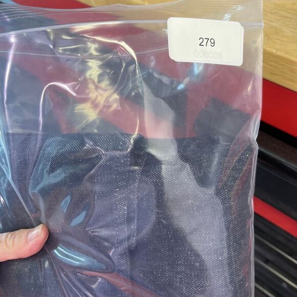 Poetry Blue Faux Wrap 100% Linen Wide Leg Chambray Cropped Culotte Pants Size 8 - Picture 12 of 12